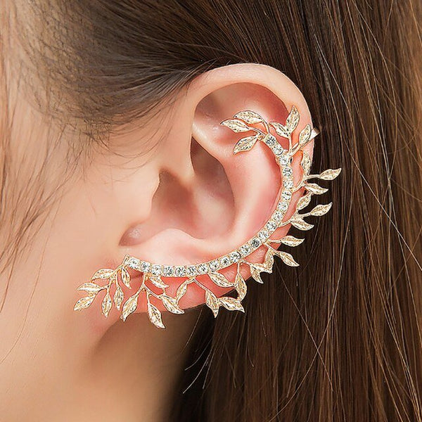 Bohemian NO Piercing Crystal Rhinestone Ear Cuff Earrings For Women Wrap Stud Clip Earrings Girl Trendy Earrings Jewelry Bijoux - Victorias Closet