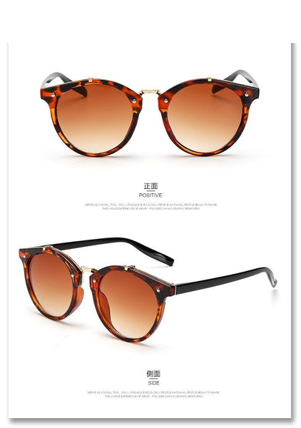 Retro Round Sunglasses - Victorias ClosetSunglasses