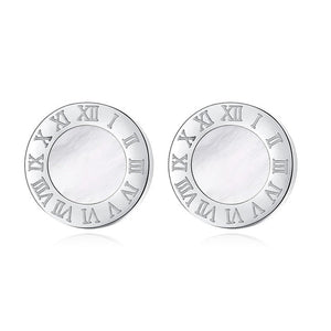 Stainless Steel Acrylic Crystal Stud Earrings - Victorias ClosetEARRINGS