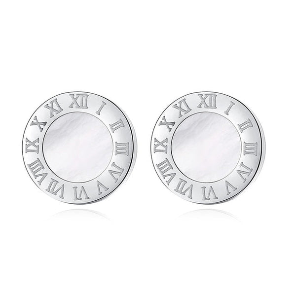 Stainless Steel Acrylic Crystal Stud Earrings - Victorias ClosetEARRINGS