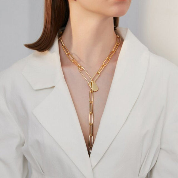 Toggle Clasp Gold Necklaces - Victorias Closetnecklace
