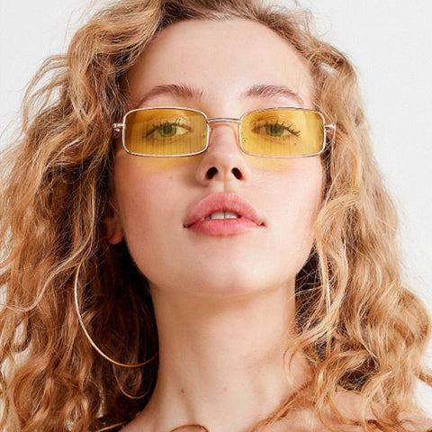 Yellow Shades Square Sunglasses - Victorias ClosetSunglasses